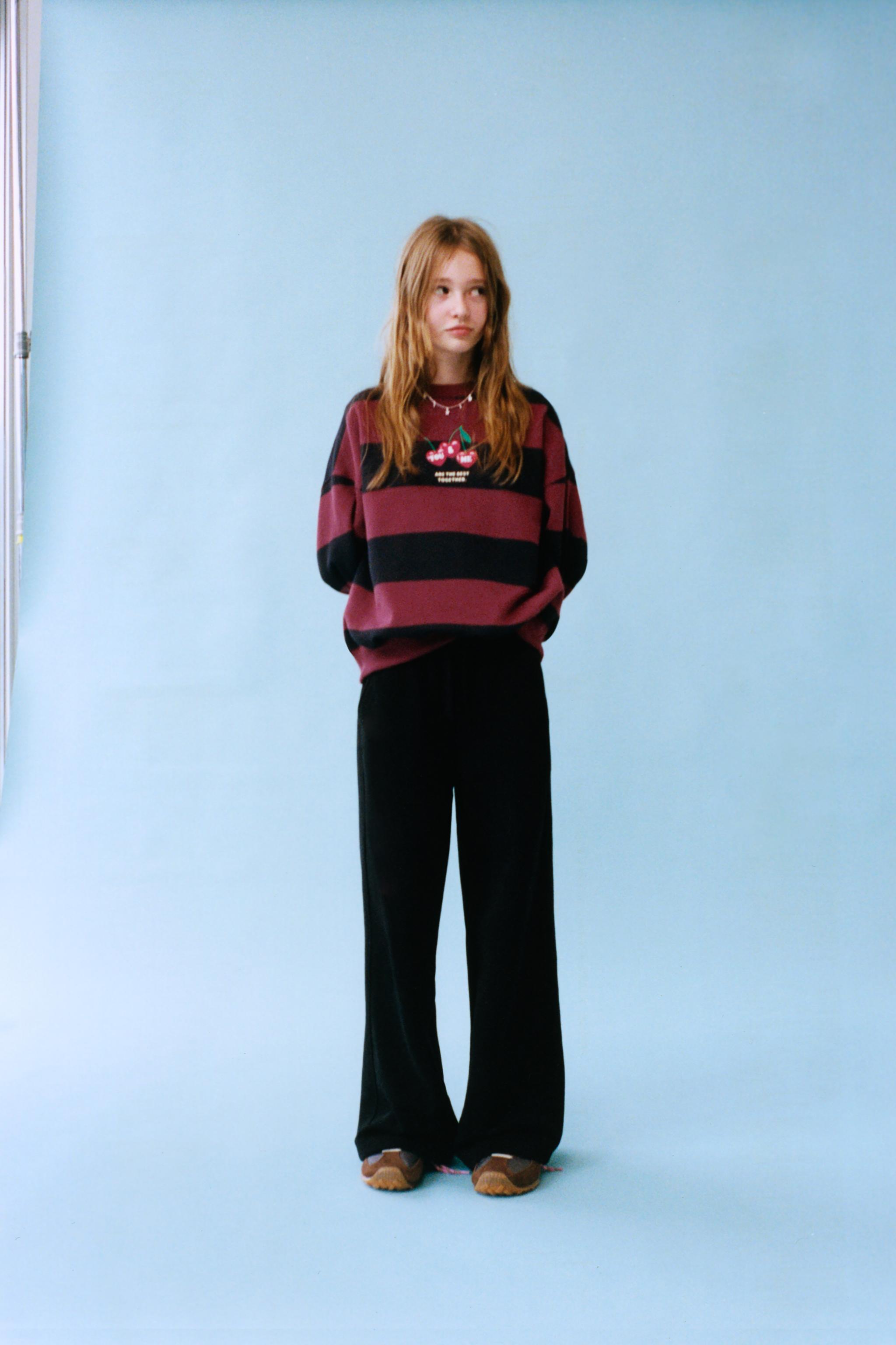 STAR WIDE LEG FLEECE PANTS